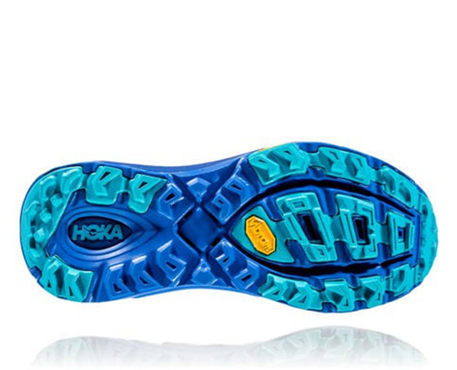 Chaussure Trail Hoka One One Mafate Speed 2 Femme - Bleu - RWQ-591748